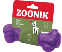 Игрушка Кость литая, средняя, фиолетовая, 15,8 см