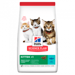 Корм Hill's Science Plan для котят для здорового роста и развития, с тунцом, 1,5 кг