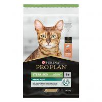 Корм сухой Purina Pro Plan для стерилизованных и кастрированных взрослых кошек всех пород, с высоким содержанием белка, со вкусом лосося, Sterilised Adult Renal Plus, 10 кг