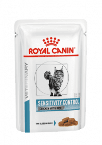 Пауч Royal Canin Sensitivity Control диета для кошек кусочки в соусе, курица, 85 г