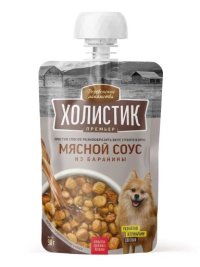 Деревенские лакомства Холистик Премьер Мясной соус из баранины для собак, 90 г