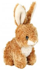 Игрушка Кролик для собак, с пищалкой, плюш, цвета в ассортименте, 15 см