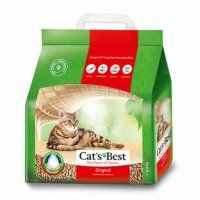 Наполнитель Cat's Best Original древесный комкующийся, 2,1 кг (5л)