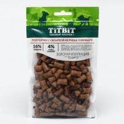 Лакомство TitBit для собак, подушечки с обсыпкой из рубца говяжьего, Золотая коллекция, 80 г