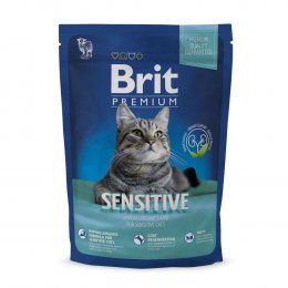 Корм Brit для кошек с чувствительным пищеварением, гипоаллергенный, с ягненком, Premium Cat Sensitive, 300 г