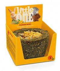 Лакомство-игрушка Little One для всех видов грызунов, Лукошко цветочное, 120 г