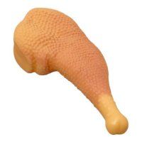 Игрушка Куриный окорок из винила с пищалкой для собак, 15,5 см