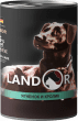Консерва Landor, для пожилых собак, с ягнёнком и кроликом, 400 г