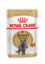 Кусочки в соусе Royal Canin для британских короткошерстных кошек British Shorthair, 85г