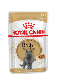 Кусочки в соусе Royal Canin для британских короткошерстных кошек British Shorthair, 85г