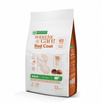 Корм Nature's Protection, беззерновой для собак мелких пород яркого окраса, с ягненком, Superior Care RED COAT, 1,5 кг