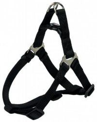 Шлея TRIXIE для собак черный, Premium One Touch harness, 40-50 см / 15 мм