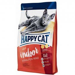 Корм Happy Cat для взрослых кошек с малой активностью с баварской говядиной, Indoor Voralpen-Rind 30/12, 300 г