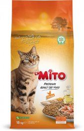 Корм La Mito, для взрослых кошек всех пород, со вкусом курицы, 15 кг