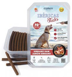 Лакомство Ibericas Sticks, мясные палочки для собак, с ветчиной, 800 г