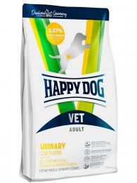 Корм Happy Dog для взрослых собак при лечении и профилактике мочекаменной болезни (струвиты, оксалаты), VET Diet P-Urinary, 4 кг