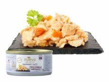 Консервы NUEVO для кошек с филе лосося с морковью 70 г