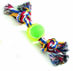 Игрушка CAMON для собак, Косточка веревка с мячом, 38 см