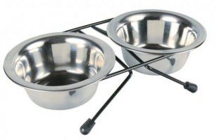 Набор мисок TRIXIE с держателем, Eat-on-Feet, 2х0,75 л