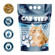 Наполнитель для кошачьих туалетов Cat Step, впитывающий, 1,67 кг (3,8 л)