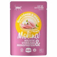 Пауч Molina для котят, цыпленок в желе, 70 г