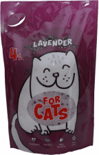 Наполнитель для кошачьего туалета FOR CATS, впитывающий, с ароматом лаванды, 1,55 кг (4 л)
