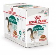 Пауч Royal Canin для кошек старше 7 лет, Кусочки в соусе, INSTINCTIVE +7, 85 г, 12 шт