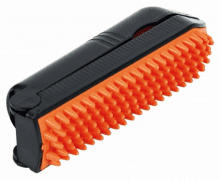 Расчёска с ленточным роликом "TRIXIE", чёрный/оранжевый, 23 см