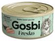 Консервы Gosbi Fresko Cat для кошек, после стерилизации, с курицей и рисом, 70 г