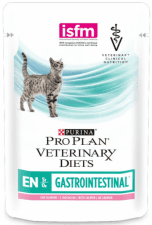 Пауч Purina Pro Plan Veterinary Diets EN Gastrointestinal для взрослых кошек и котят при нарушении пищеварения, с лососем, 85 г