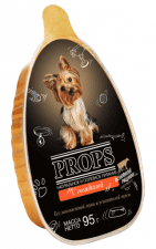 Корм консервированный PROPS для собак, Говядина, 95 г