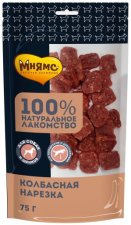 Лакомство Мнямс На каждый день для собак Колбасная нарезка 75 г