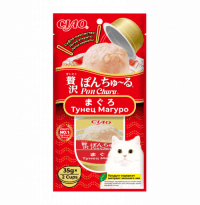 Лакомство INABA для кошек, с тунцом Магуро, ЧАО ПОН ЧУРУ, 2х35 г
