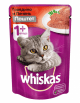 Пауч Whiskas для взрослых кошек, паштет из говядины с печенью, 85 г