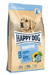 Корм Happy Dog для щенков до 6 месяцев с домашней птицей, говядиной и рыбой, NaturCroq Puppy 29/14, 1 кг