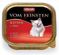 Консервы Vom Feinsten Kitten для котят, с говядиной, 100 г