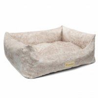 Лежанка Gamma для животных прямоугольная «Искра» L, бежевая, 620х550х180мм