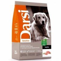 Корм Darsi для взрослых собак всех пород, Sensitive, индейка, 2,5 кг