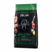 Корм Fitmin для взрослых собак всех пород, dog For Life Lamb&Rice, 12 кг