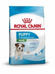 Корм Royal Canin Mini Puppy для щенков собак мелких размеров (вес взрослой собаки до 10 кг) в возрасте до 10 месяцев, 4 кг