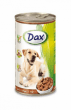 Консервы Dax для собак, с печенью, 1,240 г