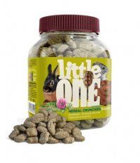 Лакомство Little One для всех видов грызунов, травяные подушечки, 100 г