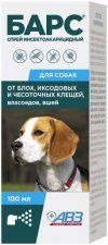Спрей Барс инсектоакарицидный для собак, 100 мл