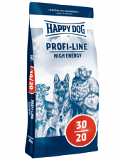 Корм Happy Dog для взрослых собак средних и крупных пород с высокими нагрузками, Profi-Line High Energy, 20 кг
