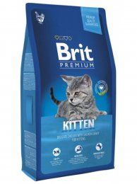 Корм Brit для котят, с курицей в лососевом соусе, Premium Cat Kitten, 1,5 кг
