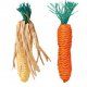 Игрушка морковь и кукуруза, для грызунов, 15 см