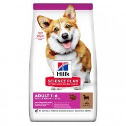 Корм Hills для взрослых собак мелких и миниатюрных пород с ягненком и рисом, 6 кг