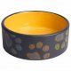 Миска Mr.Kranch, керамическая для собак, черная с желтым, 420 мл
