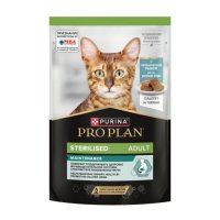 Пауч Purina Pro Plan для стерилизованных кошек, паштет с океанической рыбой, 75 г