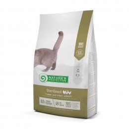 Корм Nature's Protection для кошек после стерилизации, Sterilised, 2 кг